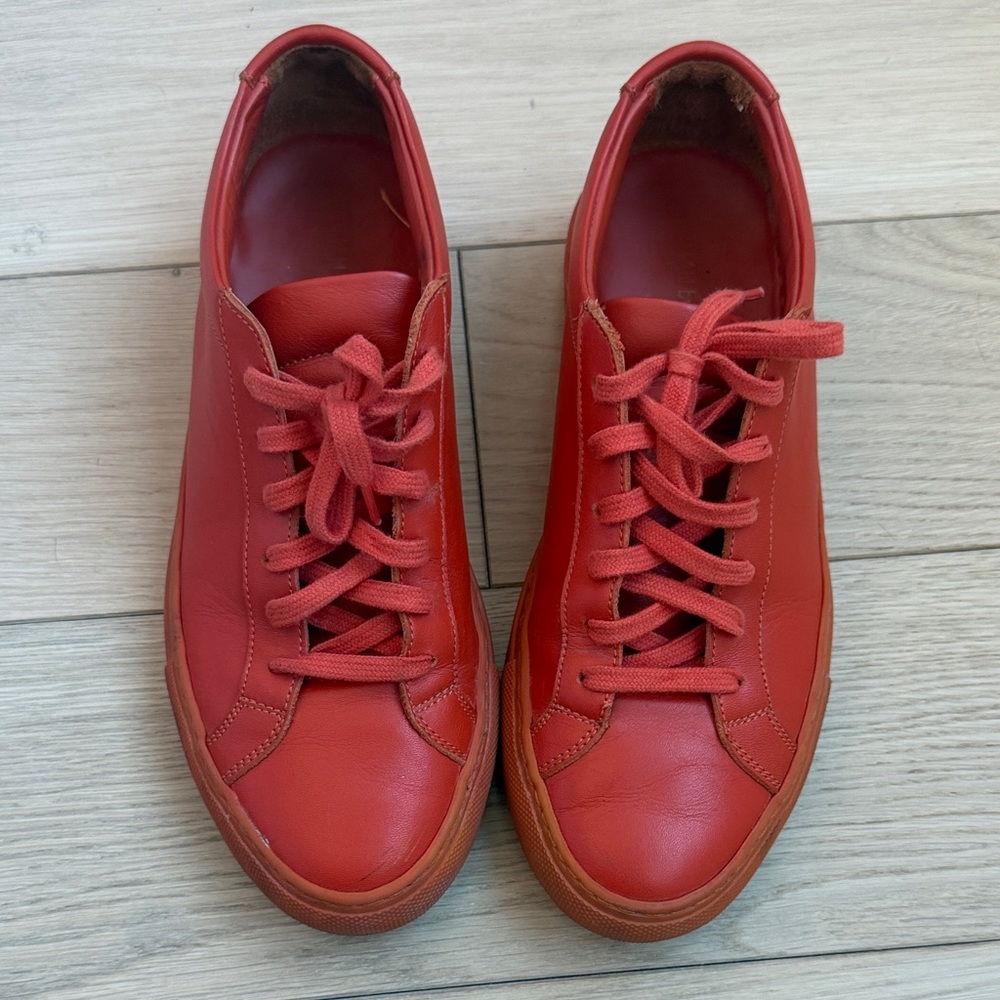 ⬛️Common Projects ⬛️orange Sneakers size 36